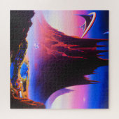 Dream World olieverfschilderij Legpuzzel (Horizontaal)