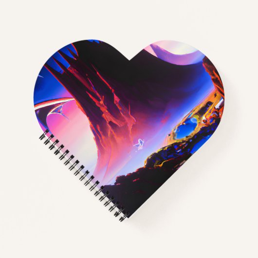 Dream World olieverfschilderij Notitieboek (Voorkant)