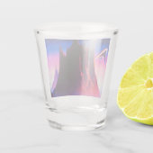 Dream World olieverfschilderij Shot Glas (Achterkant)