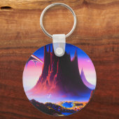 Dream World olieverfschilderij Sleutelhanger (Voorkant)