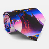 Dream World olieverfschilderij Stropdas (Opgerold)