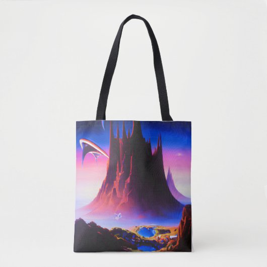 Dream World olieverfschilderij Tote Bag (Voorkant)