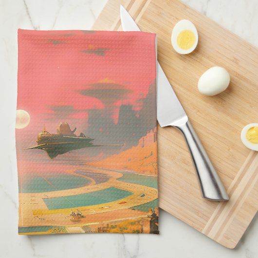 Dream World Theedoek (Quarter Fold)