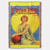 Dream World-tijdschriftenafdruk 1920s Deken (Voorkant Verticaal)