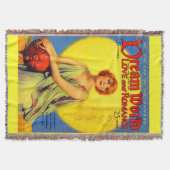 Dream World-tijdschriftenafdruk 1920s Deken (Voorkant)