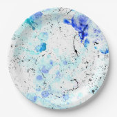 DreamAbstract BlueArt Papieren Bordje (Voorkant)