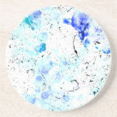 DreamAbstract BlueArt Zandsteen Onderzetter (Voorkant)