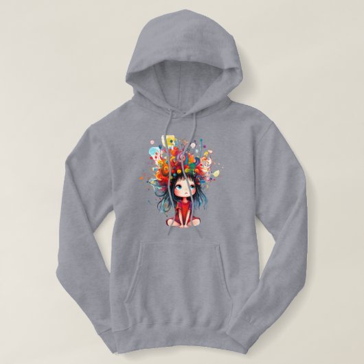 DreamBloom: kleur je geest Hoodie (Design voorkant)