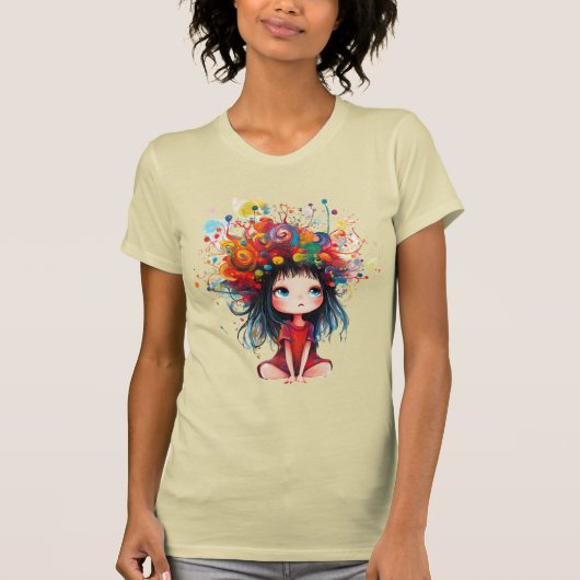 DreamBloom: kleur je geest T-shirt (Voorkant)
