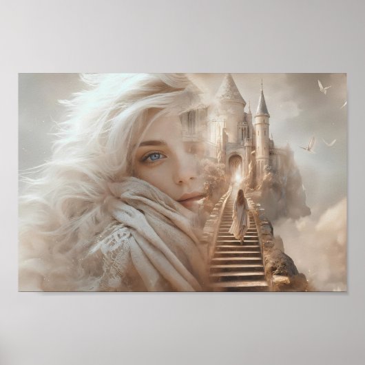 Dreambound Kasteel en Winterziel Poster (Voorkant)