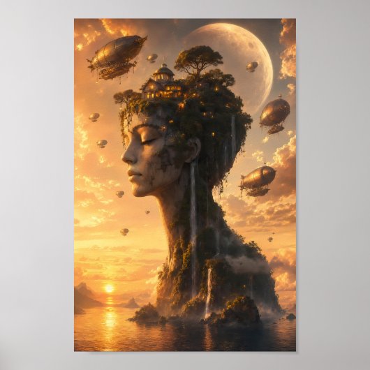 Dreambound Stoomtech Eiland Poster (Voorkant)