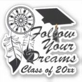 Dreamcatcher-Afstuderen Sticker (Voorkant)