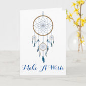 DreamCatcher Birthday Card Kaart (Gele Bloem)