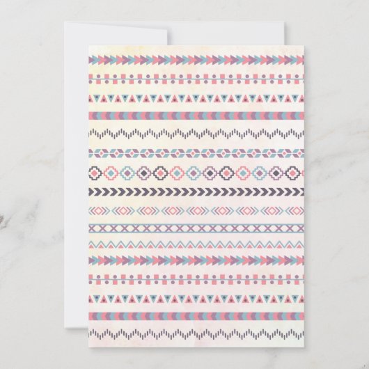 Dreamcatcher Boho Bruids Douche Uitnodiging Tribal (Achterkant)