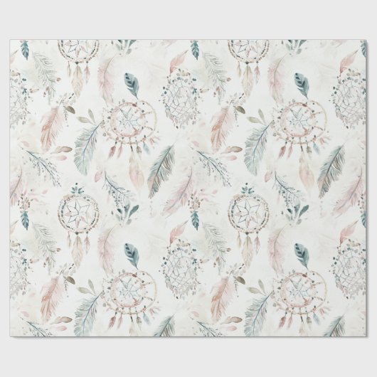 DREAMCATCHER Boho draagt neutraal inpakpapier (Vlak)