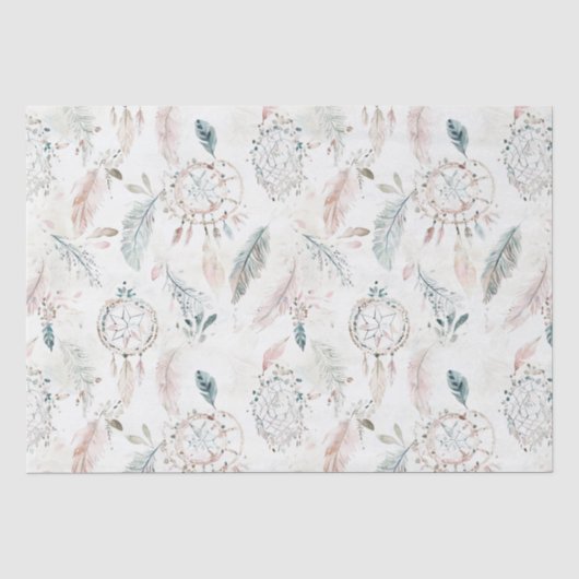 DREAMCATCHER Boho draagt neutraal weefselpapier Tissuepapier (Voorkant)