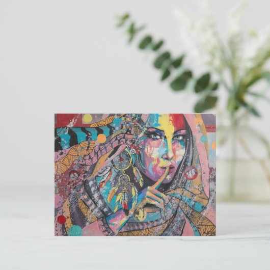 DreamCatcher Briefkaart (Staand voorkant)