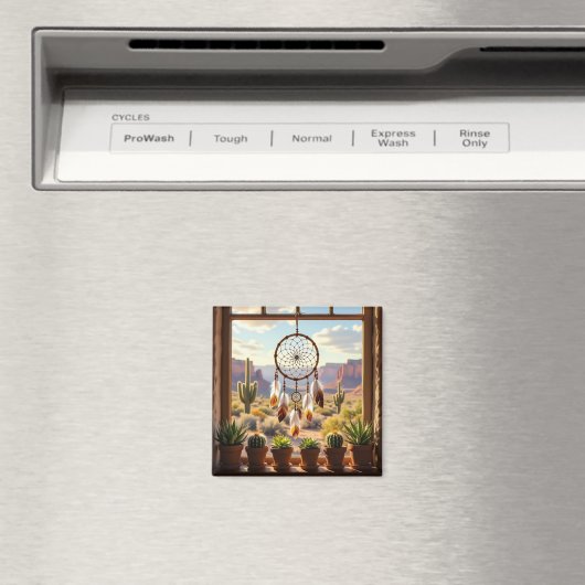 Dreamcatcher, Desert Canyons, Cacti   Magneet (Insitu (Vaatwasser))