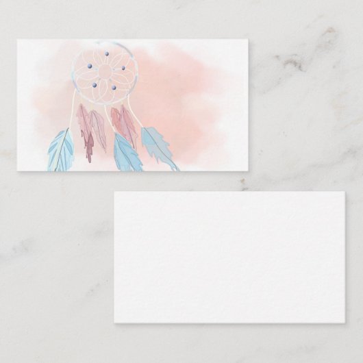 DreamCatcher Dreamweaver Abstracte Visitekaartjes (Voorkant / Achterkant)