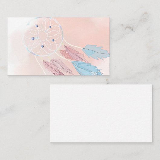 DreamCatcher Dreamweaver Abstracte Visitekaartjes (Voorkant / Achterkant)