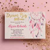 Dreamcatcher droom grote kleine een baby shower me kaart