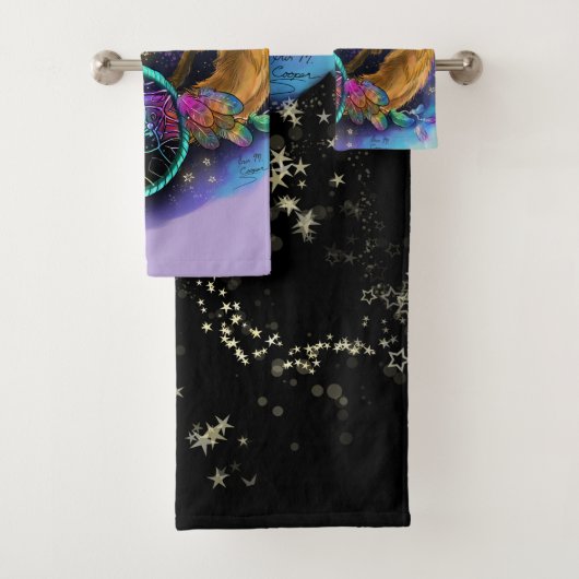 DreamCatcher Fox Bad Handdoek (Insitu)