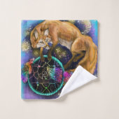 DreamCatcher Fox Bad Handdoek (Wasdoekje)
