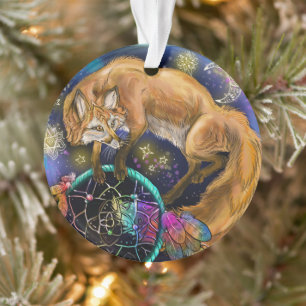 DreamCatcher Fox Ornament