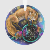 DreamCatcher Fox Ornament (achterkant)