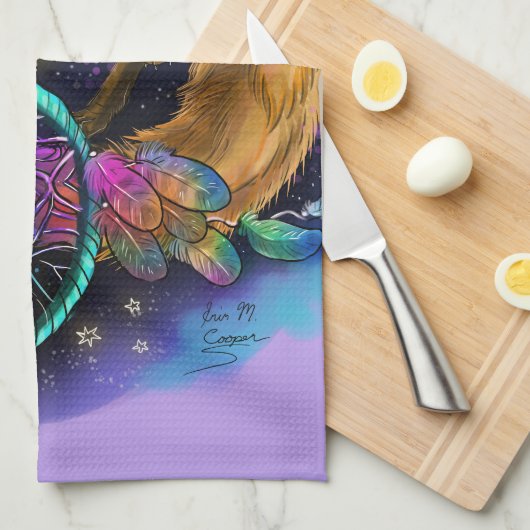 DreamCatcher Fox Theedoek (Quarter Fold)