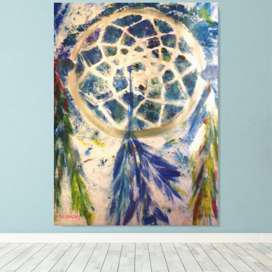 Dreamcatcher Harmony Canvas Afdruk (Insitu (Houten vloer))