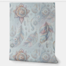 Dreamcatcher in een Boheems thema Behang