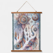 Dreamcatcher in een Boheems thema Hangend Wandkleed (Voorkant)