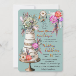 Dreamcatcher in een Boheems thema Kaart