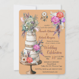 Dreamcatcher in een Boheems thema Kaart