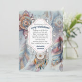 Dreamcatcher in een Boheems thema Kaart (Staand voorkant)