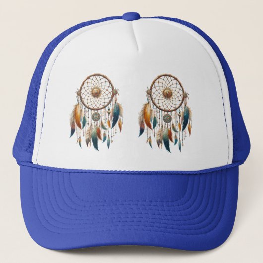Dreamcatcher in een Boheems thema Trucker Pet (Voorkant)
