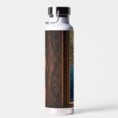 Dreamcatcher in een raam vallen bladeren waterfles (Rechts)