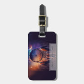 Dreamcatcher in het bos bagagelabel (Voorkant verticaal)