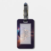 Dreamcatcher in het bos bagagelabel (Achterkant verticaal)