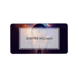 Dreamcatcher in het bos etiket