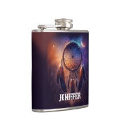 Dreamcatcher in het bos heupfles (Rechts)