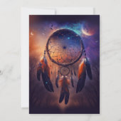 Dreamcatcher in het bos kaart (Achterkant)