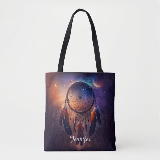 Dreamcatcher in het bos tote bag (Voorkant)