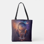 Dreamcatcher in het bos tote bag (Achterkant)