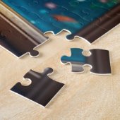 Dreamcatcher in Venster Boho Legpuzzel (Zijkant)