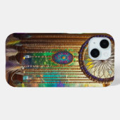  Dreamcatcher in Venster Paarse Boho Case-Mate iPhone Case (Achterkant (horizontaal))