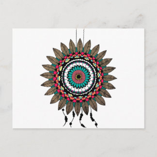 Dreamcatcher Mandala Briefkaart