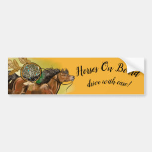 dreamcatcher-paard bumpersticker