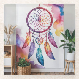 Dreamcatcher schilderij op Onderzetter van muurgla